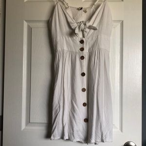 ROXY:  UNDER THE SUN DRESS - SNOW WHITE